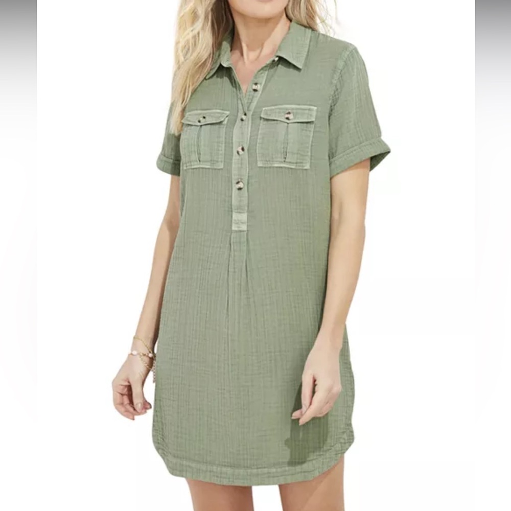 Vineyard Vines Margo Double Gauze Shirt Dress NWOT